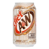 A&W Soda, Diet Root Beer, 12 oz, 24/CT