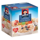 Quaker, Oatmeal, Variety Pack, 64/CT