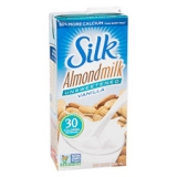Silk Almond Milk Vanilla Unsweetened, 6/32oz