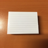 POST IT PADS, WHITE, LINES