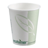EcoSmart Hot Cups, Paper w/PLA Lining, 12oz, 1000CT
