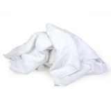 Woven Terry Rags, White, 10 lb Box