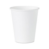 Paper Hot Cups, 4 oz, White, 1000/Carton