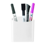 Quartet, Magnetic, Pen and Pencil Cup Holder, White